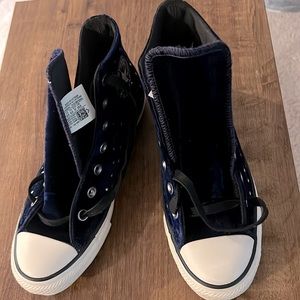 Converse Chuck Taylor All Star Hi Velvet  Studded  shoes 6.5